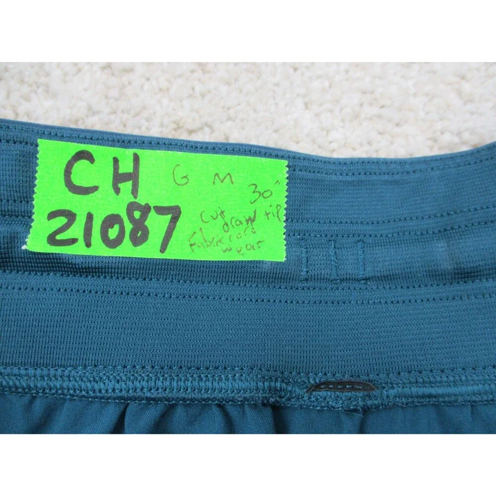 Lululemon Shorts Mens Medium M Teal Blue Pace Breaker Gym Running 10